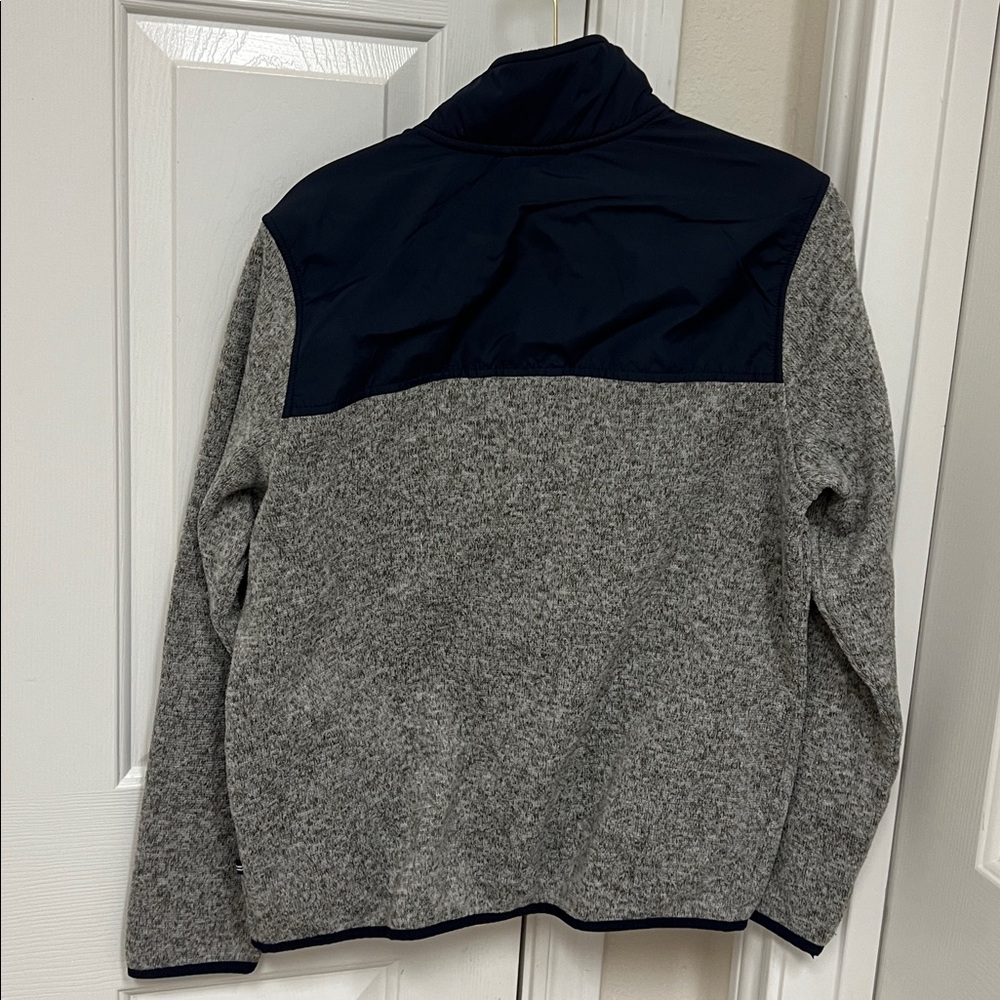 Nautica Heather Gray and Navy Fleece Jacket - Picture 3 of 3